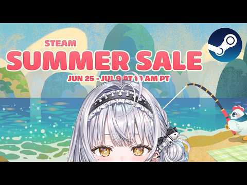 [Please teach me] I want to encounter wonderful games in the Steam Summer Sale! [Vspo! #Saine Ginjo]