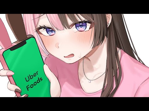 Chatting casually while reviewing LTK and eating CoCo Ichibanya with Uber Eats