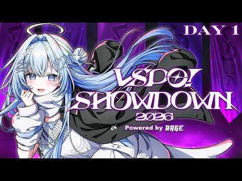 [VSPO! SHOWDOWN 2026 powered by RAGE] DAY 1 Watchparty — VSPOWIN!!! Do your best!!! [#VSPOEN #ErisSuzukami]