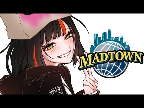【GTA5 MADTOWN】 열심히 하는 경찰!!!!! 약 100명 잡을 거예요!!!!! #10 【Vspo! Official / Choya Hanabi】