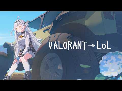 [VALORANT] I'm back! I was invited to an early custom match, but apparently, it's no longer early 【Vspo! #Saiene Ginjou】