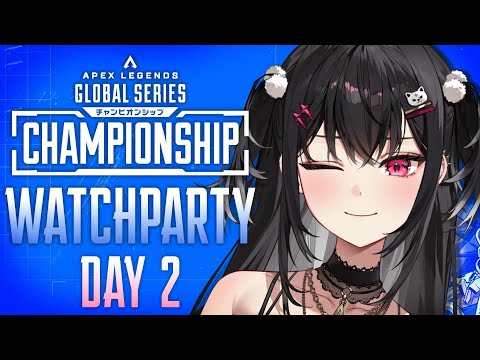 【APEX LEGENDS】ALGS 월드 챔피언십 2일 차 - 시청 파티! 【#VSPOEN #Arya Kuroha】