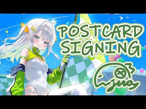 【2ND ANNIVERSARY】POSTCARD SIGNING WAHOOOO【#VSPOEN #JiraJisaki】