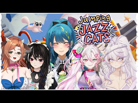 【JUMPING JAZZ CATS】 귀여운 코네코 찬즈 냐오 냐오 냐오 【#VSPOEN #RemiaAotsuki】