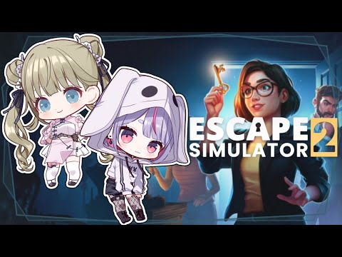 【Escape Simulator 2】이 멤버들 좀 불안한데【Vspo!/미미 토사키】