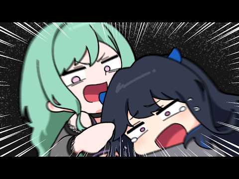 【手描き】ホラゲでビビりまくるべにのせ【えんぷてぃ/ぶいすぽ/切り抜き】