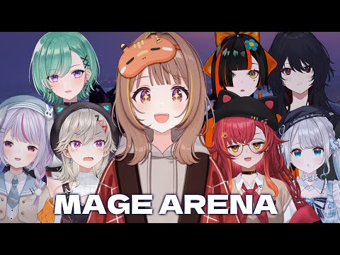 [Mage arena] A game that seems like something I would really love where you chant magic spells with everyone from Vspo! [ Vspo! / Yuuhi Sendo ]