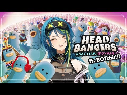 【HEADBANGERS】和BOTchis一起猛烈搖頭，也許還有一些觸摸-【#VSPOEN #Remia AotsukiAotsuki】