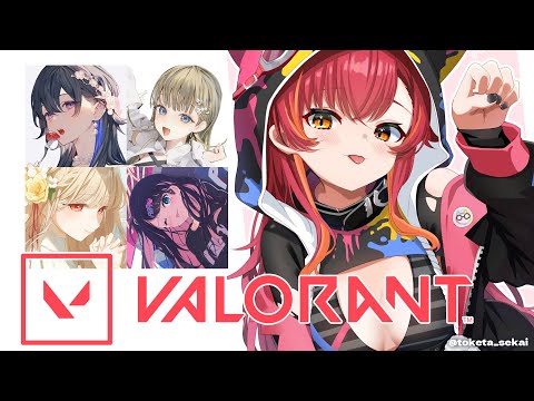 [Valorant] Finally playing a full Vspo! squad w/ Nazuna, Toto, Uruha, Lisa (honorifics omitted) [Vspo! / Tsuna Nekota]