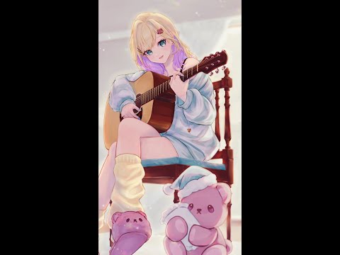 【縦型】アコギ弾き語り🎵寝てたわ【ぶいすぽっ！胡桃のあ】