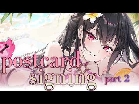 【ZATSU】signing anniversary postcards ! PART 2【#VSPOEN #AryaKuroha】