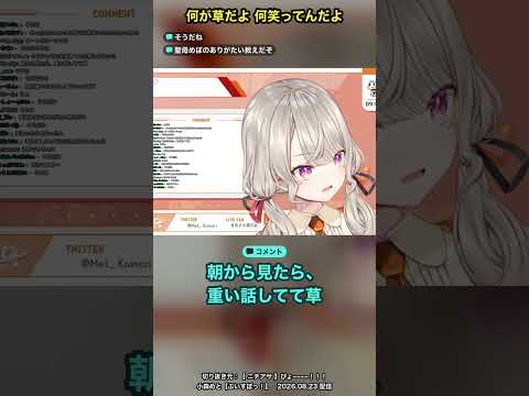 何が草だよ 何笑ってんだよ【小森めと/ぶいすぽっ！切り抜き】