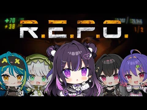 【R.E.P.O】 the full VSPO! EN squad uuu 【#VSPOEN #Narin MikureMikure】