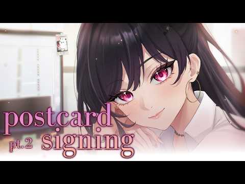 【ZATSU】signing birthday postcards ! PART 2【#VSPOEN #AryaKuroha】