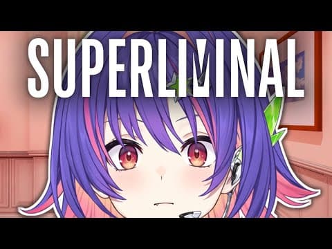【SUPERLIMINAL】puzzle time for our brain (it's gonna explode)【#VSPOEN #Riko Riko SolariRiko Solari】