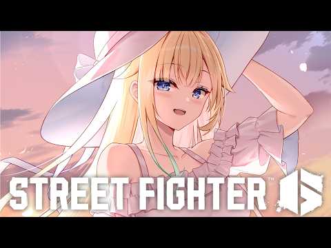 【스트리트 파이터 6】새로운 레버리스 시도해보기【Vspo! /藍沢エマ】