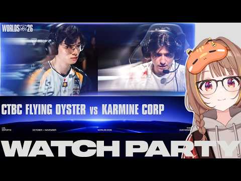 CFO vs KC - BLG vs TES | Worlds 2026 | Swiss Stage Day 6 公式ウォッチパーティー！【ぶいすぽっ！/千燈ゆうひ】