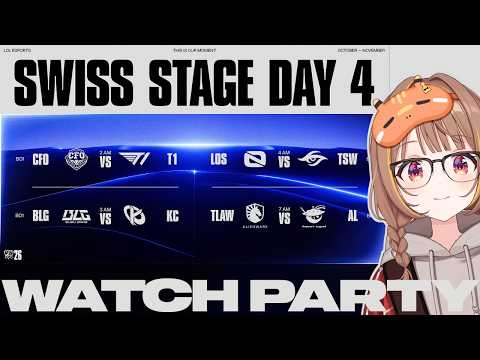 Worlds 2026 | Swiss Stage Day 4 公式ウォッチパーティー！【ぶいすぽっ！/千燈ゆうひ】