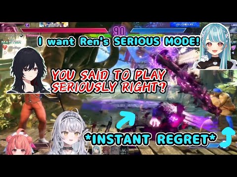 What Happens When Ren Starts Playing Seriously in SF6 [ VSPO Clip | Ginjo Saine | Eng sub ]