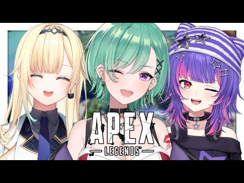 [APEX] Overslept and Doing a Deep Apology Bow in Apex /w Ema Aizawa, Riko Solari [Vspo!/Beni Yakumo]