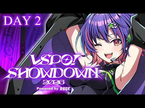 [VSPO! SHOWDOWN 2026 powered by RAGE] DAY 2 Watch Party | Street Fighter 6 is intense!!! [#VSPOEN #RikoSolari]