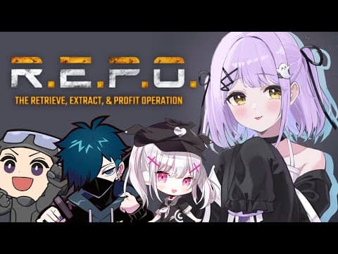 [R.E.P.O.] It's not scary, right...? wSena Asumi, VanilLa, Haseshin [Vspo!/Runa Shinomiya]