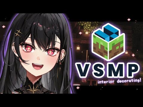 [MINECRAFT] LEISURELY DECORATING IN VSMP !【#VSPOEN #Arya KurohaKuroha】