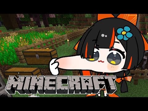 I'm going to create a butterfly empire in Minecraft!!! 【Vspo! / Choya Hanabi】