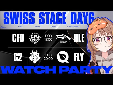 Worlds 2025 - Swiss Stage - Day 6 Official Watch Party! 【 Vspo! Official / Yuuhi Sendo 】