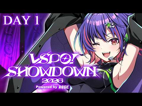 [VSPO! SHOWDOWN 2026 powered by RAGE] DAY 1 Watch Party | Everyone, Fight on! [#VSPOEN #RikoSolari]