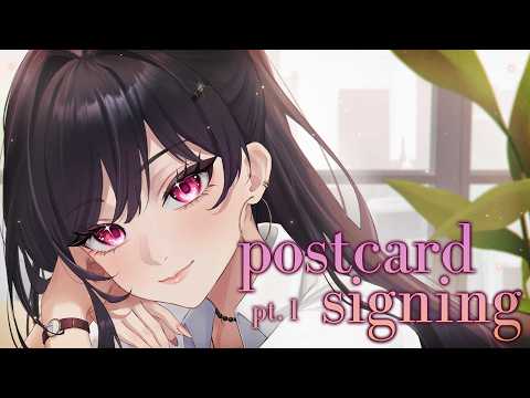 【ZATSU】signing birthday postcards !【#VSPOEN #AryaKuroha】
