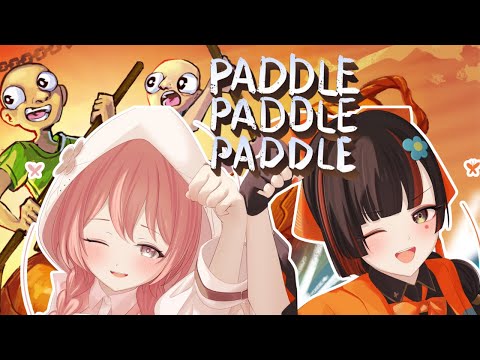 [Paddle Paddle Paddle] With Hanabi!! Going seriously. [Vspo! Amayui Moka]