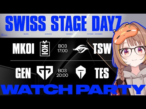 Worlds 2025 - Swiss Stage - Day 7 公式ウォッチパーティー！【 ぶいすぽっ！ / 千燈ゆうひ 】